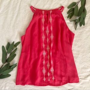 apt 9 halter top (hot pink)